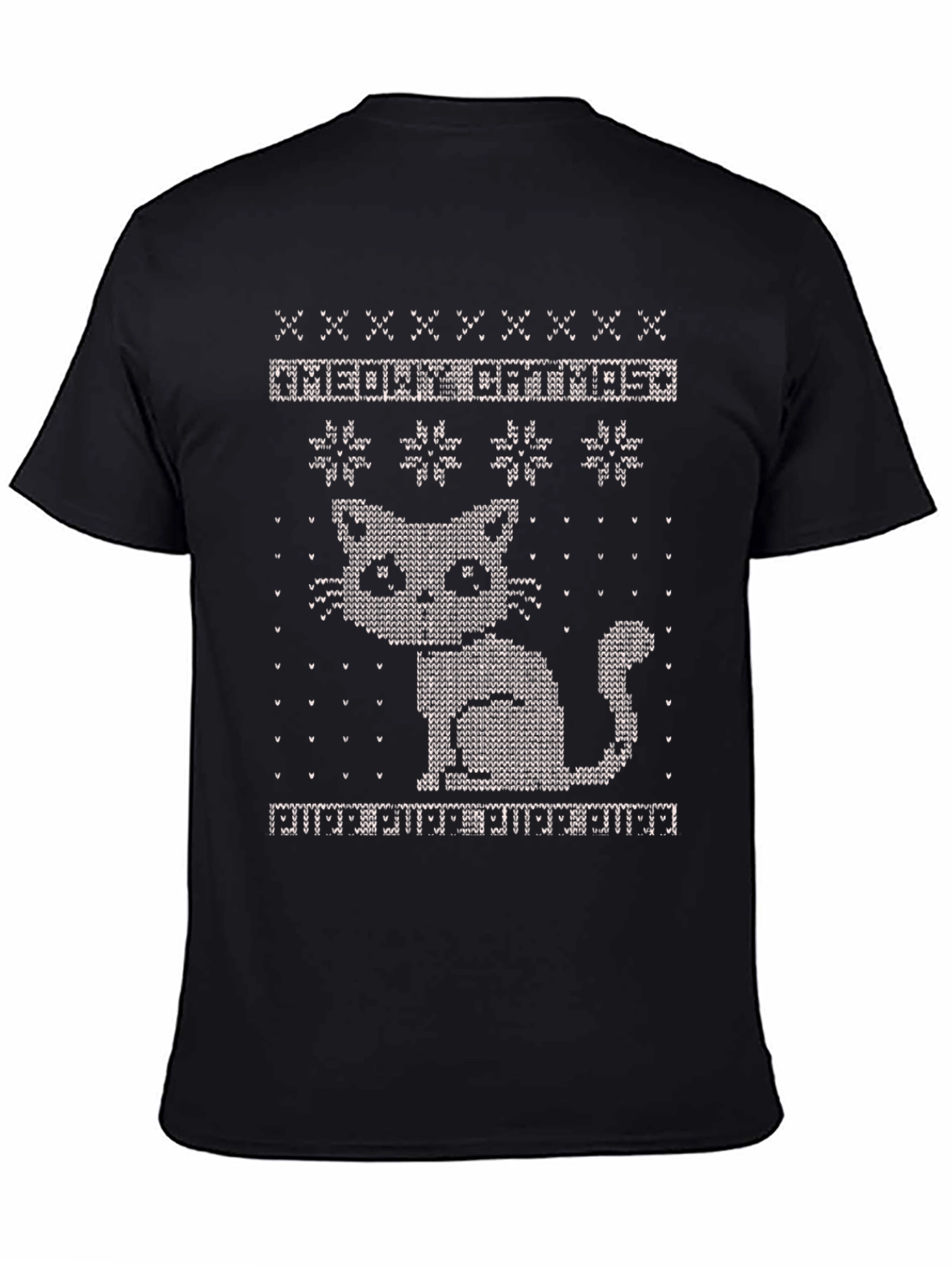 Meowy Catmas Ugly Christmas Sweater T-Shirt