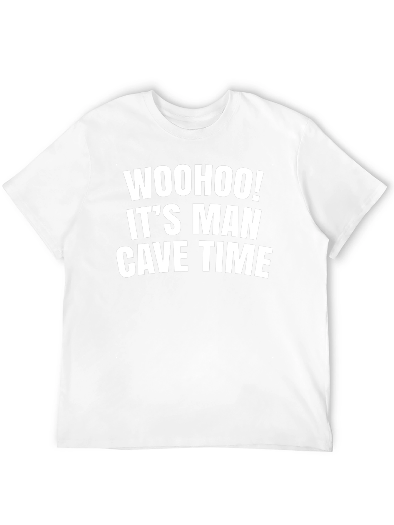 Man Cave Time T-Shirt - Black Graphic Tee