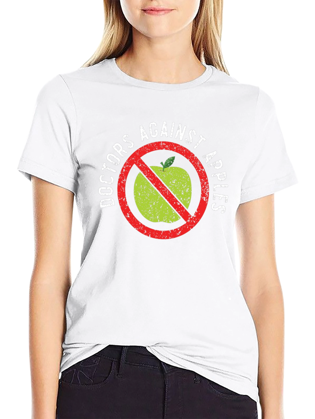 Doctors Against Apples Graphic T-Shirt
