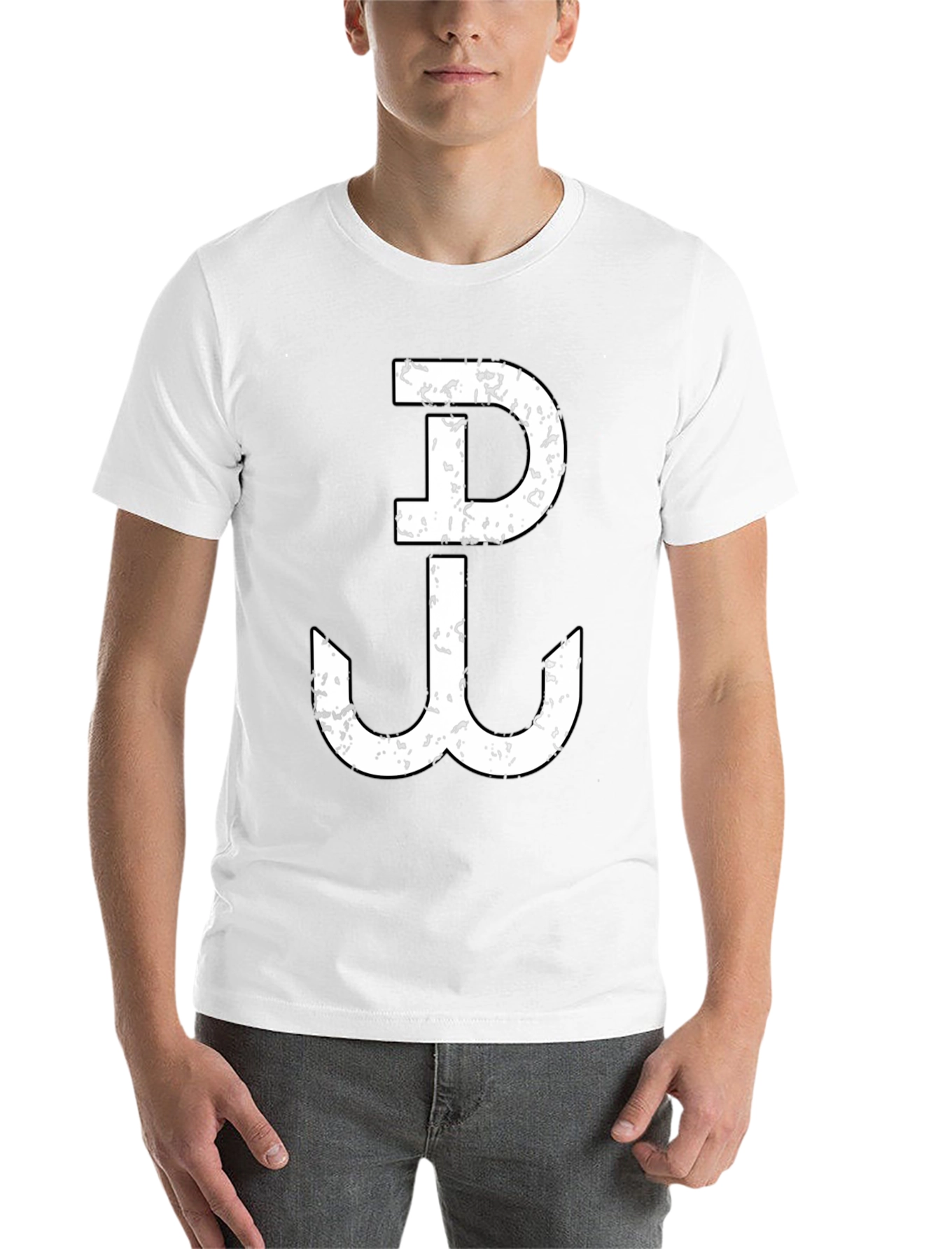 Warsaw Uprising Anchor Symbol Black T-Shirt