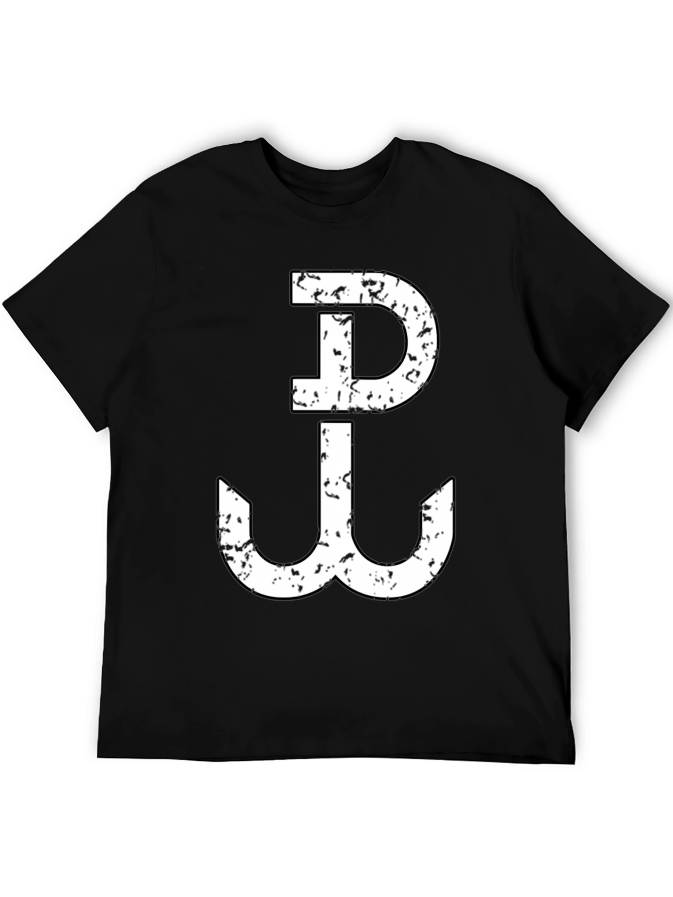 Warsaw Uprising Anchor Symbol Black T-Shirt