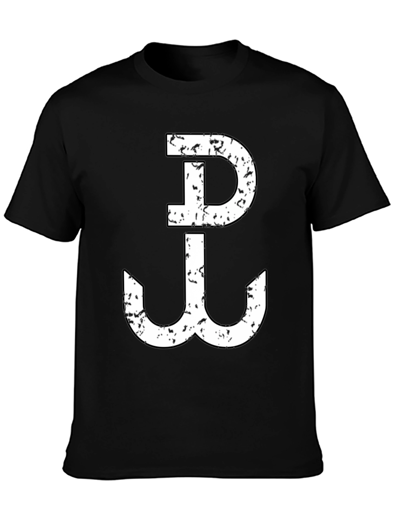 Warsaw Uprising Anchor Symbol Black T-Shirt