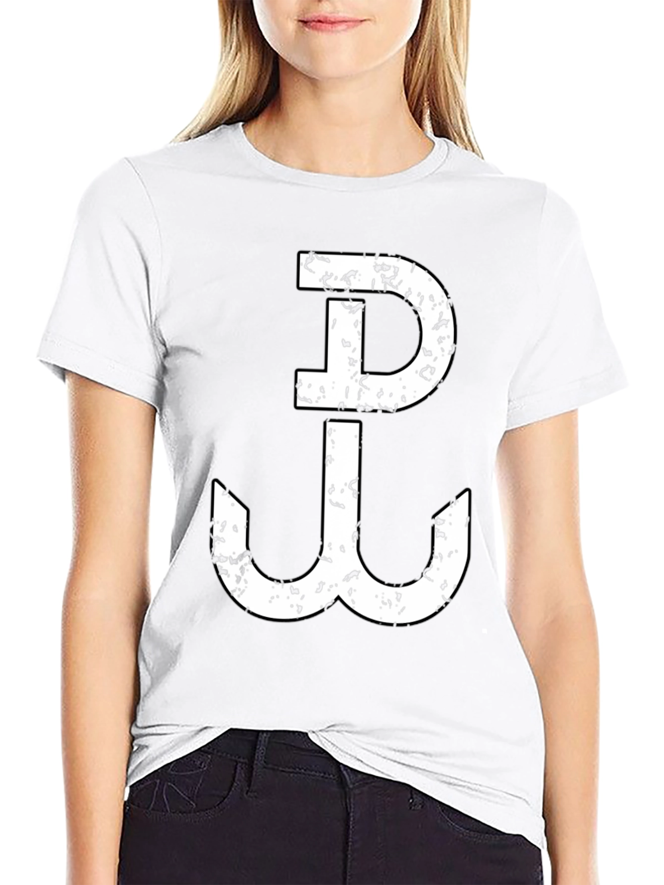 Warsaw Uprising Anchor Symbol Black T-Shirt