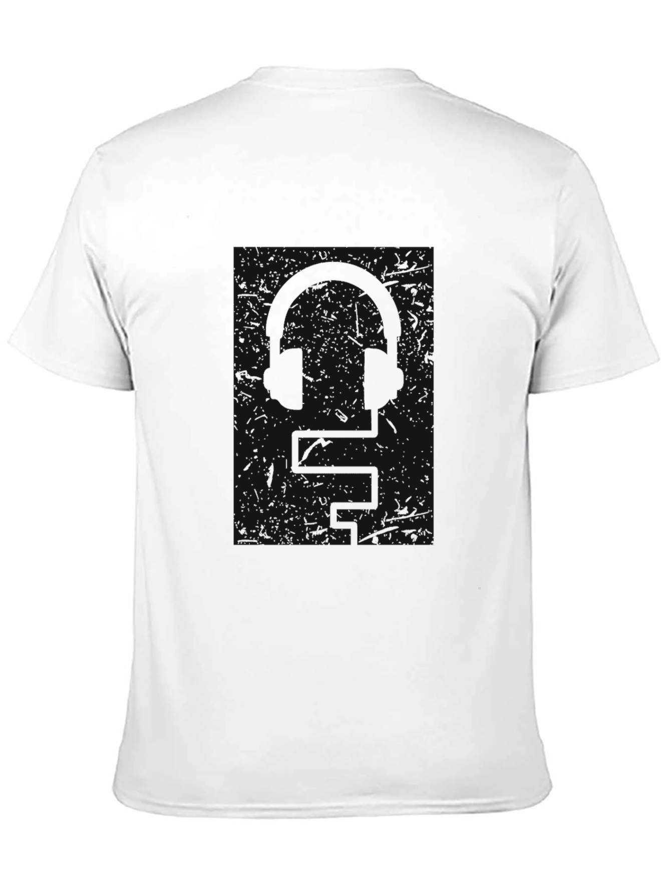 Mens Basic Black Crewneck T-Shirt