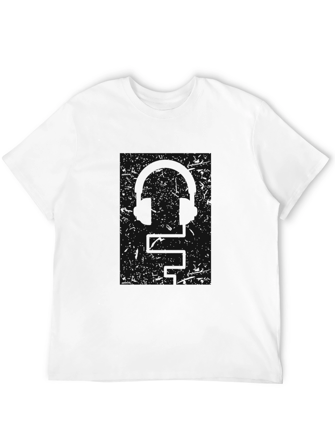 Mens Basic Black Crewneck T-Shirt