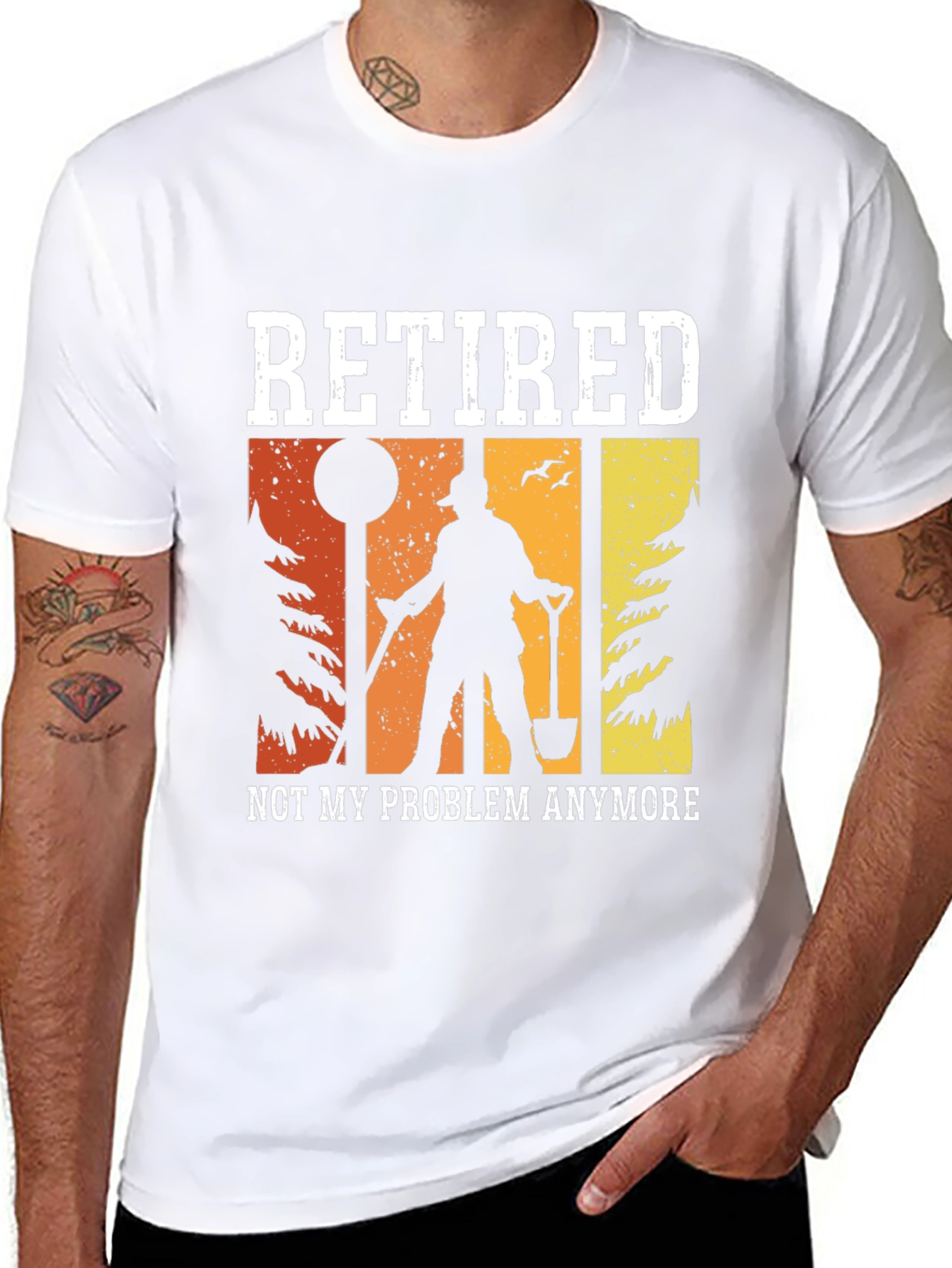 Retired Not My Problem Anymore Graphic Tee