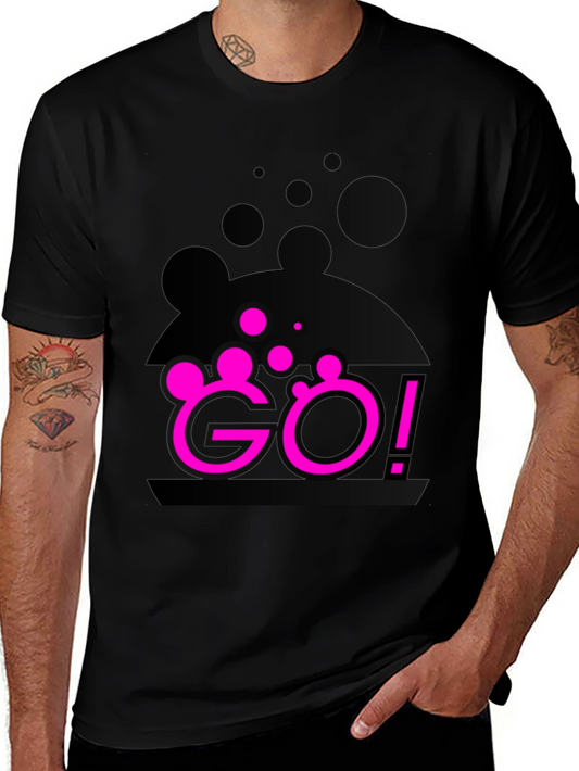 Bold Go! Graphic Tee - Modern Streetwear
