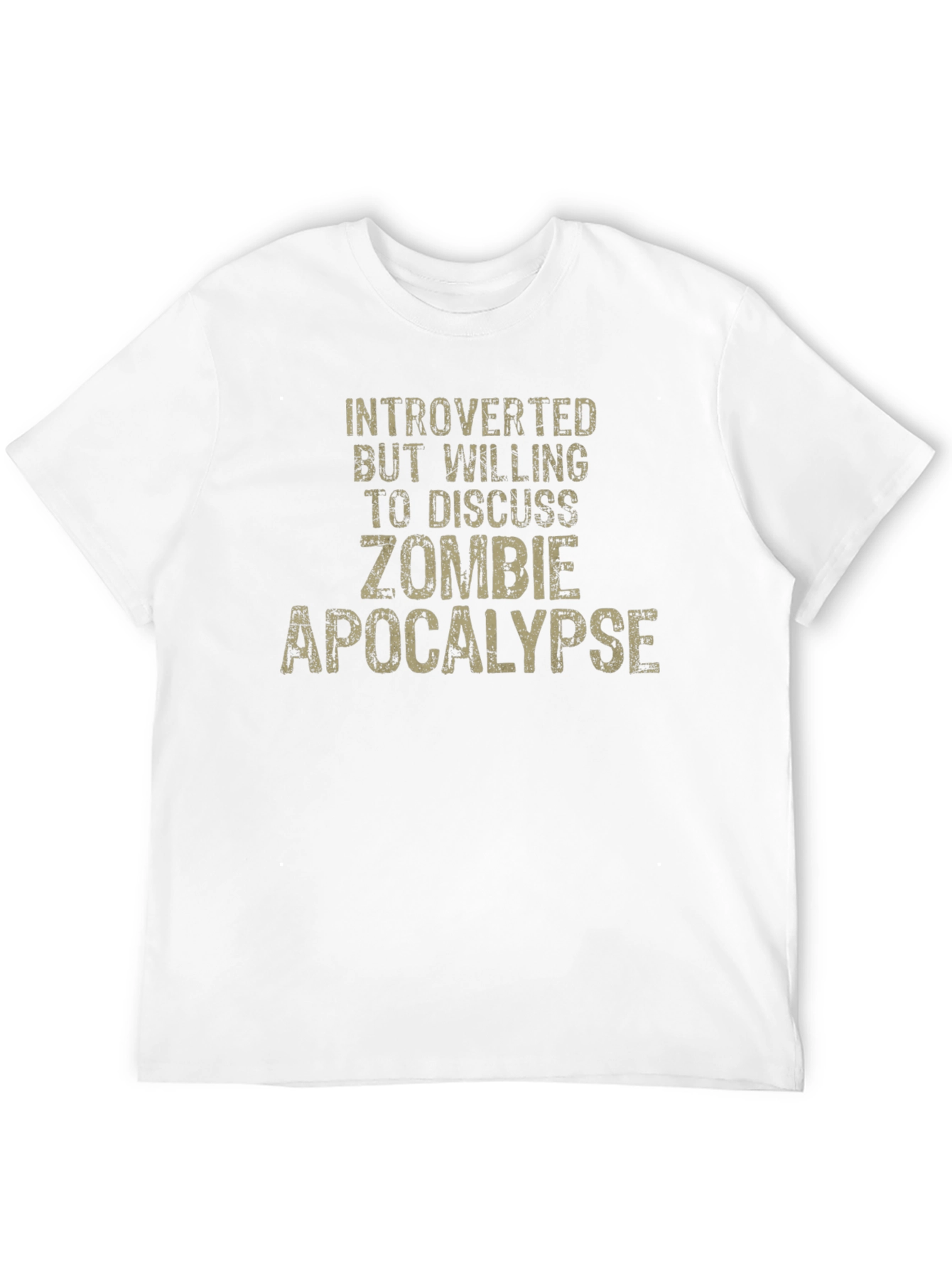 Introverted Zombie Apocalypse T-Shirt