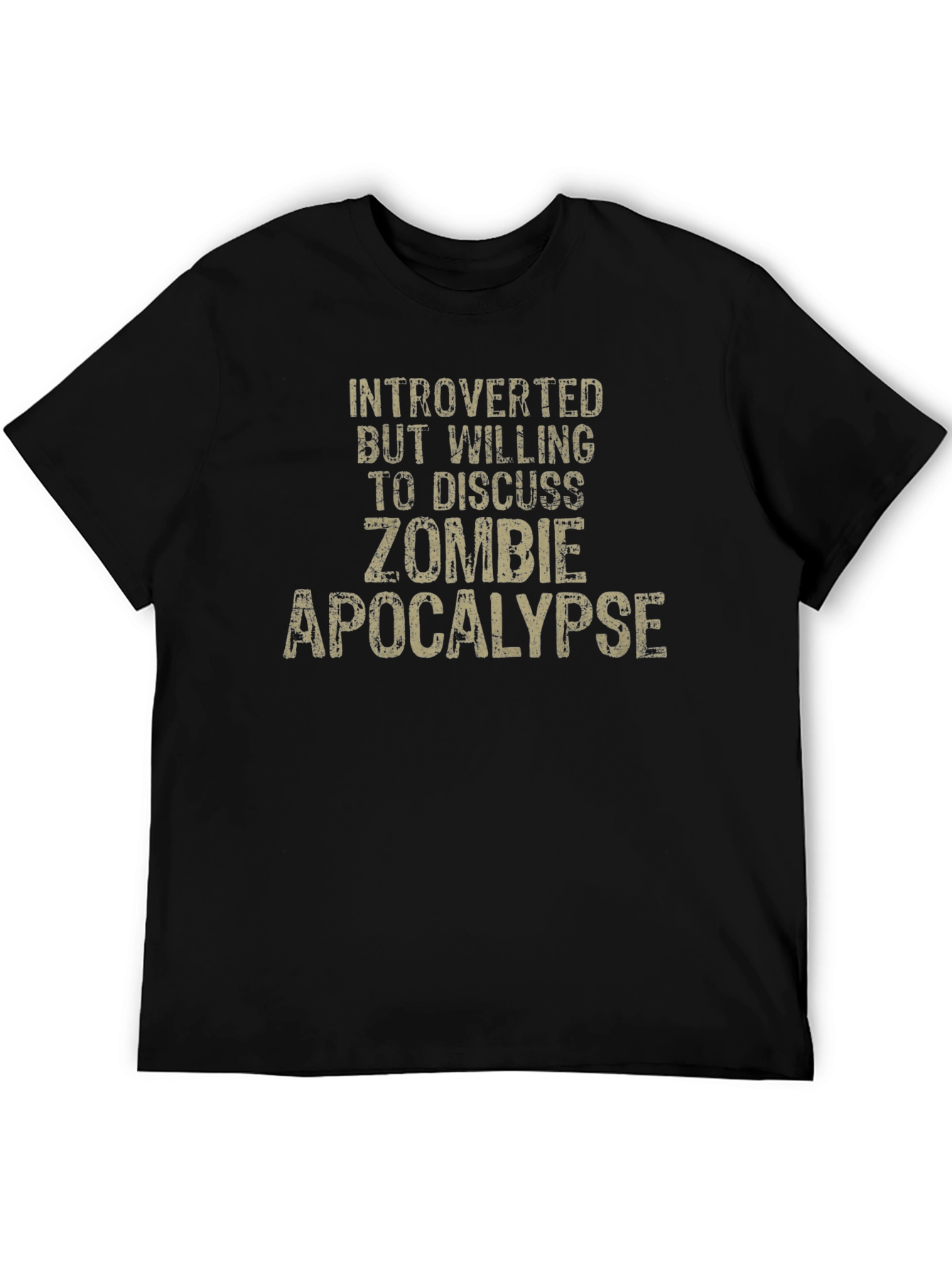 Introverted Zombie Apocalypse T-Shirt