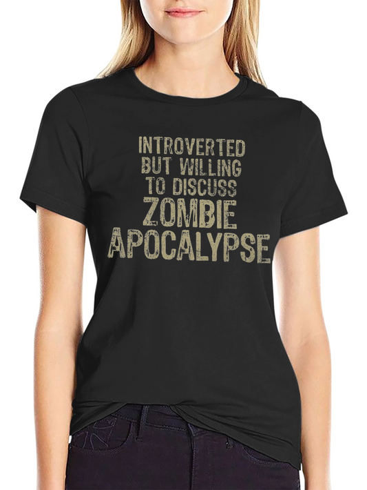 Introverted Zombie Apocalypse T-Shirt