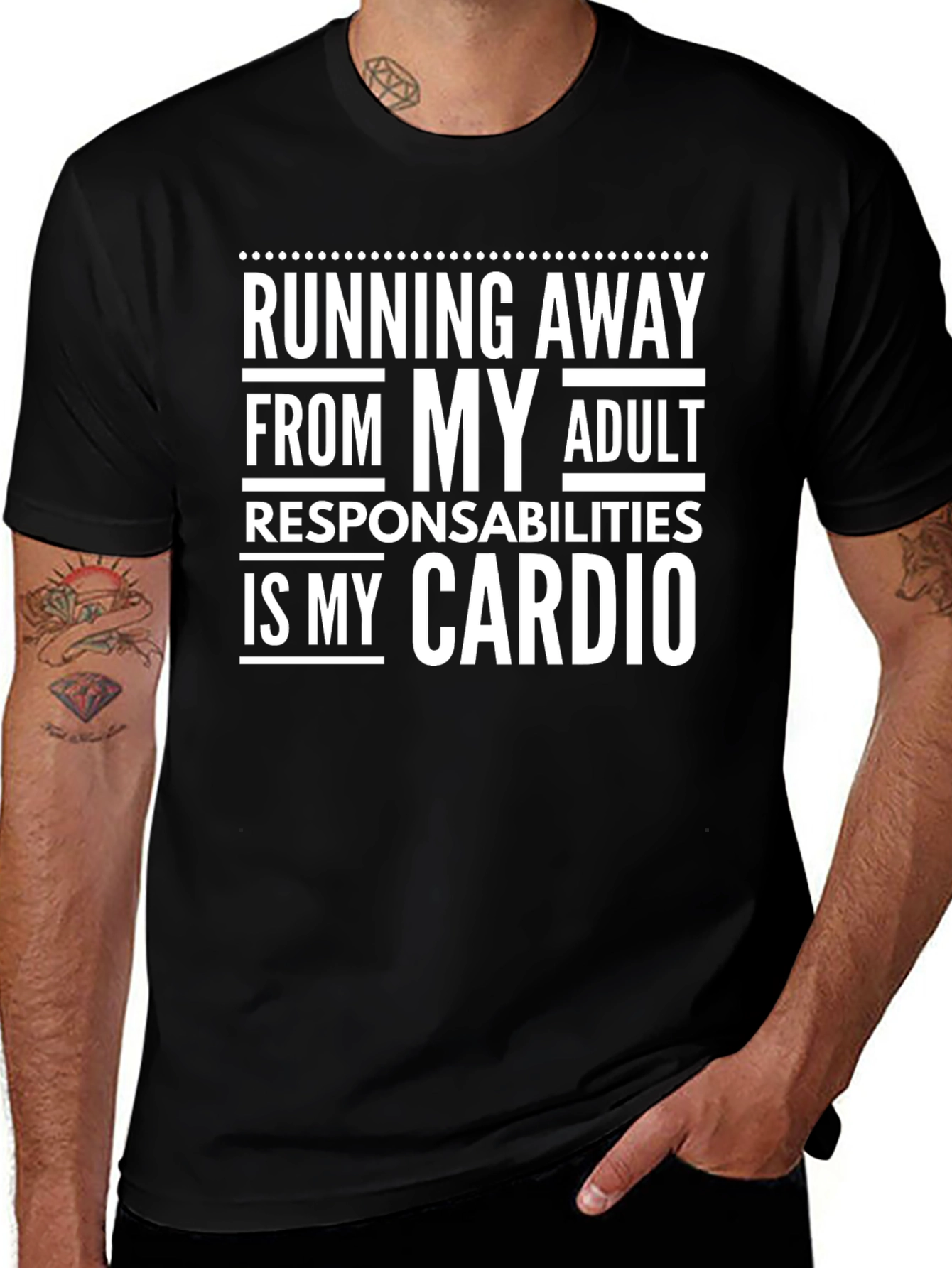 Running Away From My Adult Responsibilities T-Shirt