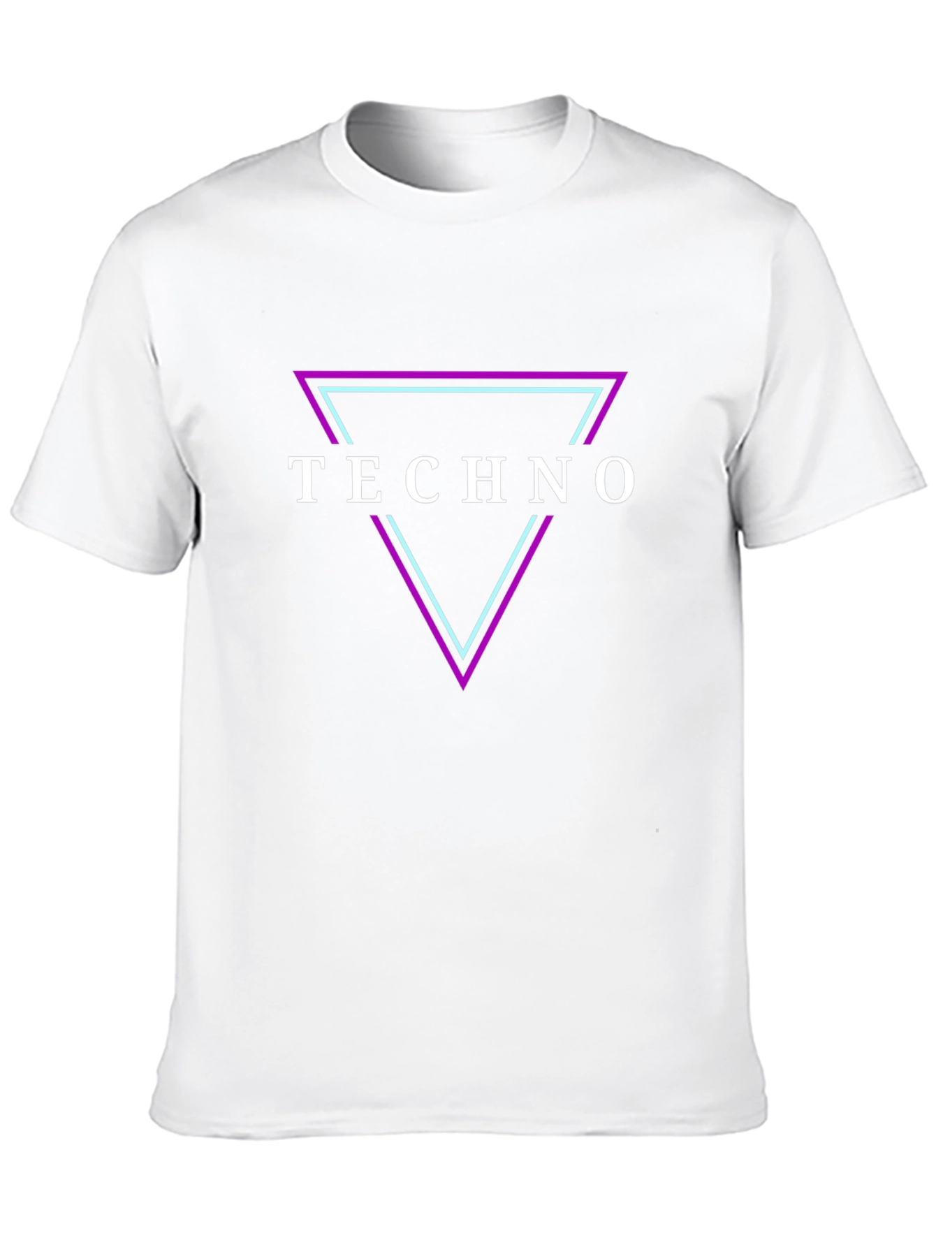 Retro Techno Graphic T-Shirt - 80s Inspired Design
