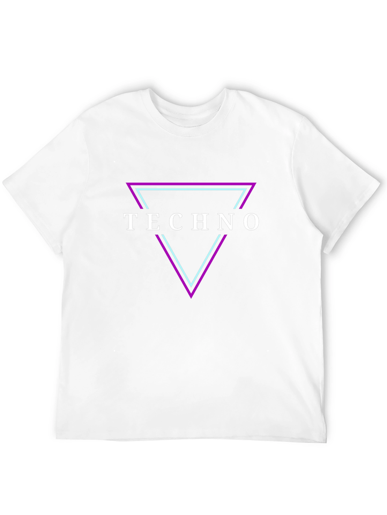 Retro Techno Graphic T-Shirt - 80s Inspired Design