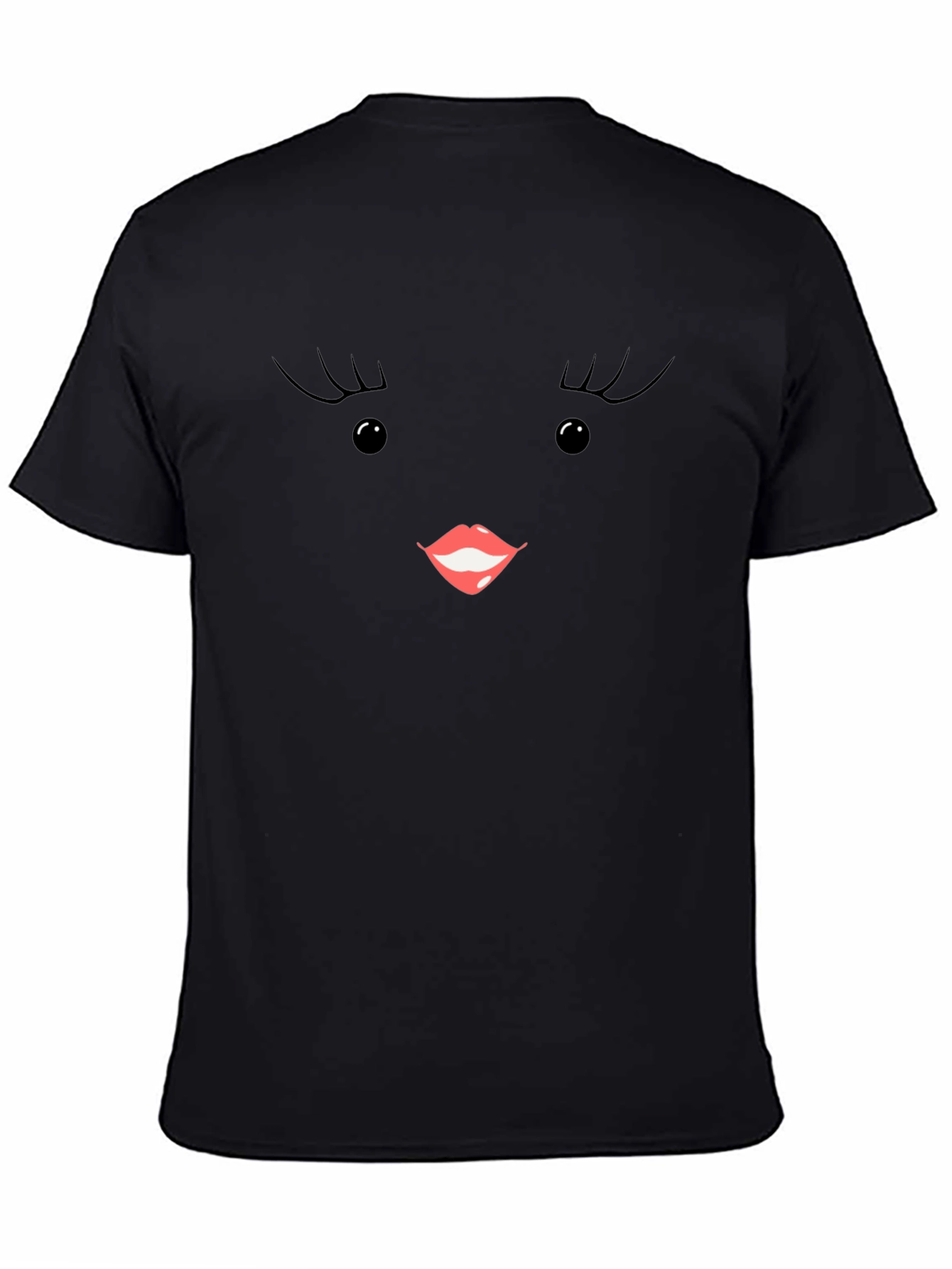 Funny Face Graphic Print T-Shirt