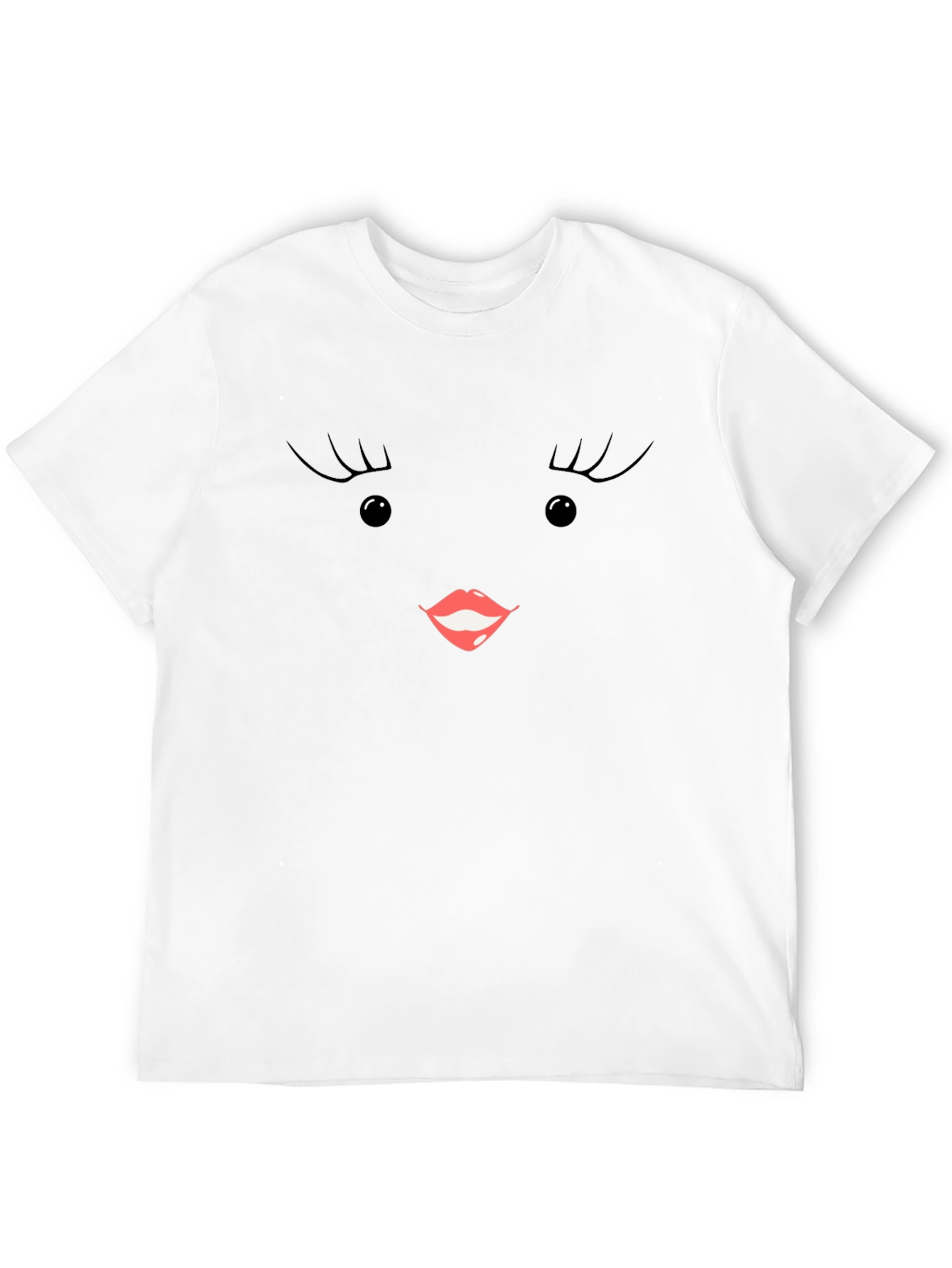 Funny Face Graphic Print T-Shirt