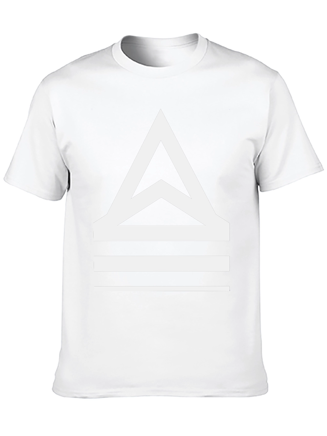 Modern Geometric Triangle Graphic Tee