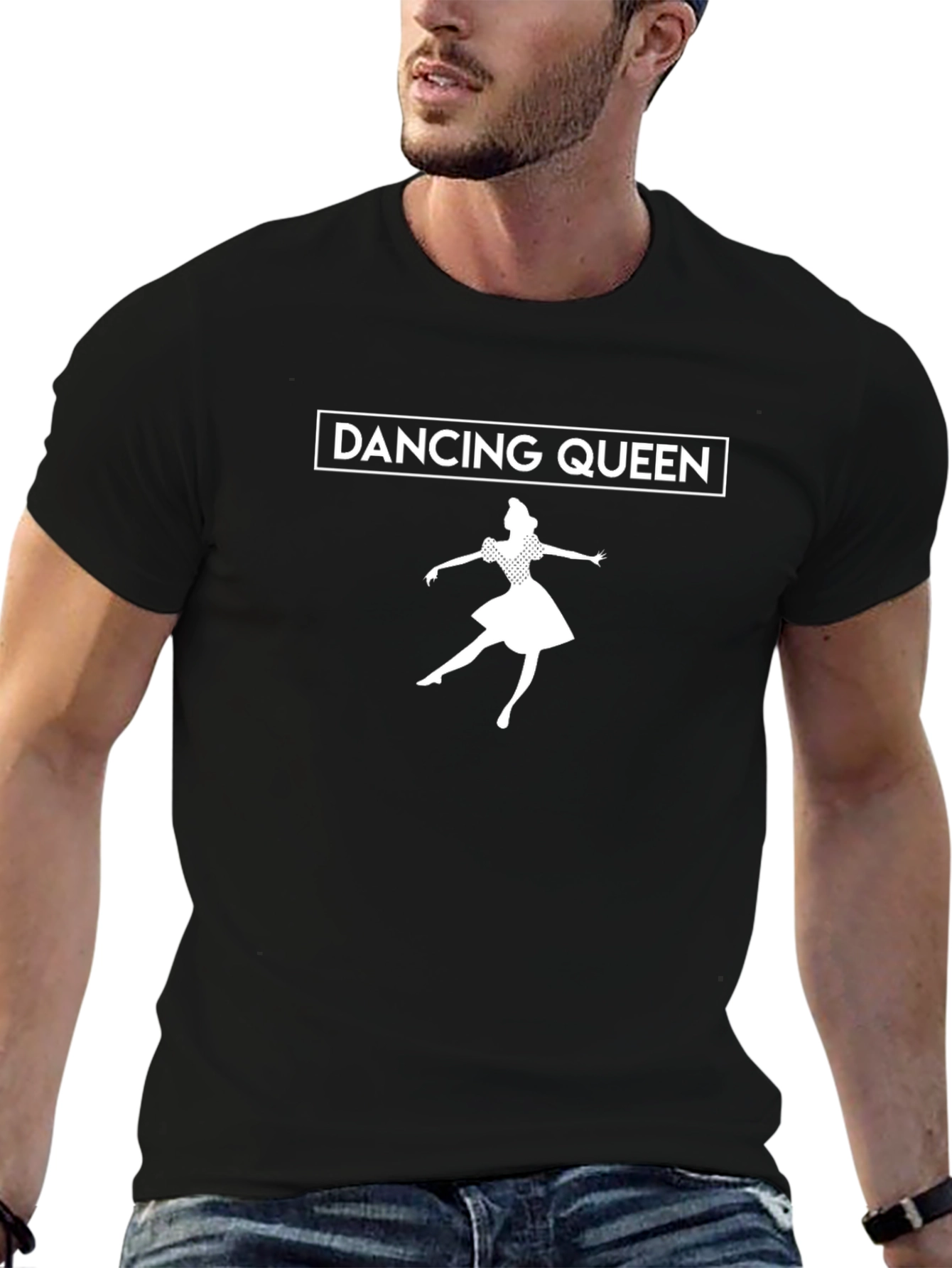 Dancing Queen Graphic Tee - Black Unisex T-Shirt