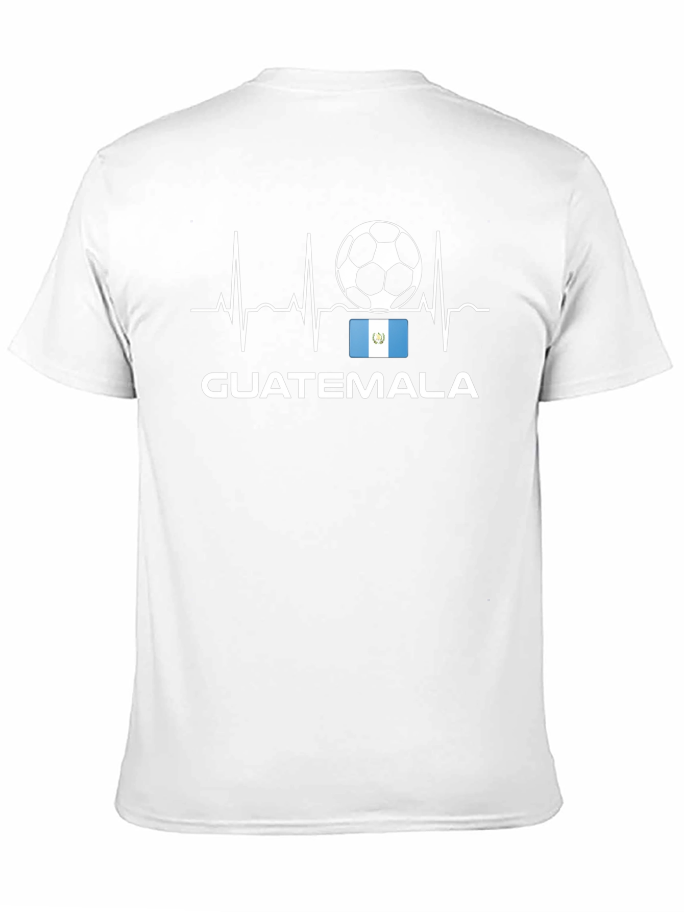 Guatemala Soccer T-Shirt - Heartbeat Design