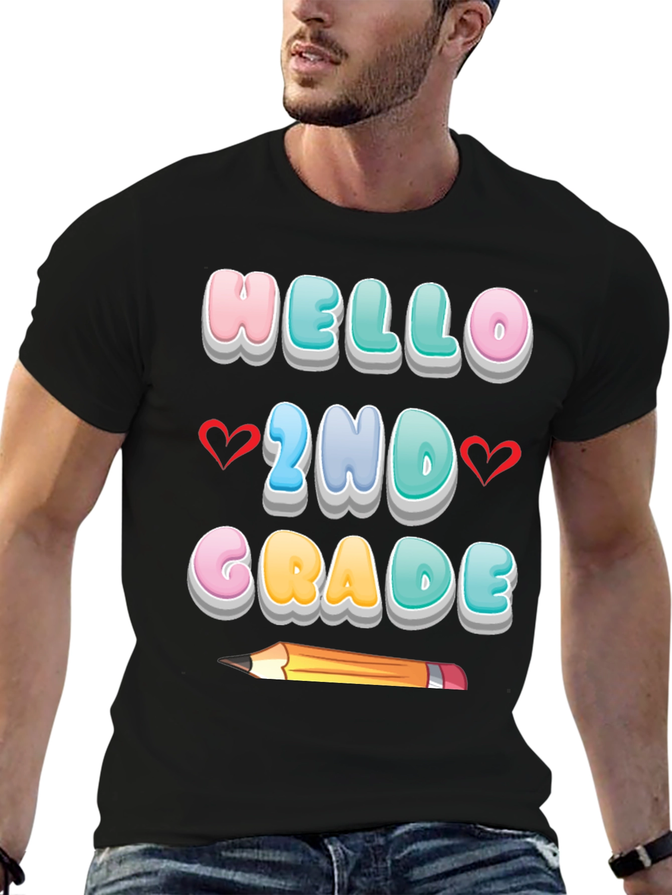 Hello 2nd Grade T-Shirt - Back to School Tee