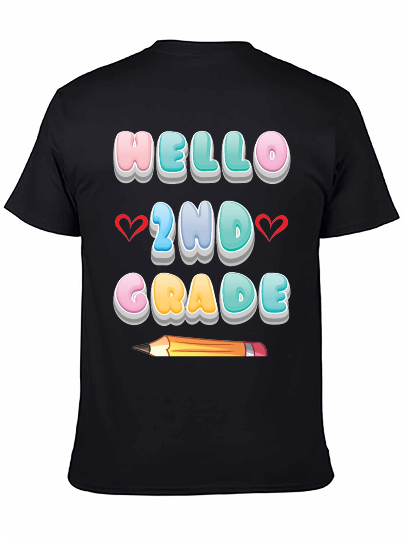 Hello 2nd Grade T-Shirt - Back to School Tee