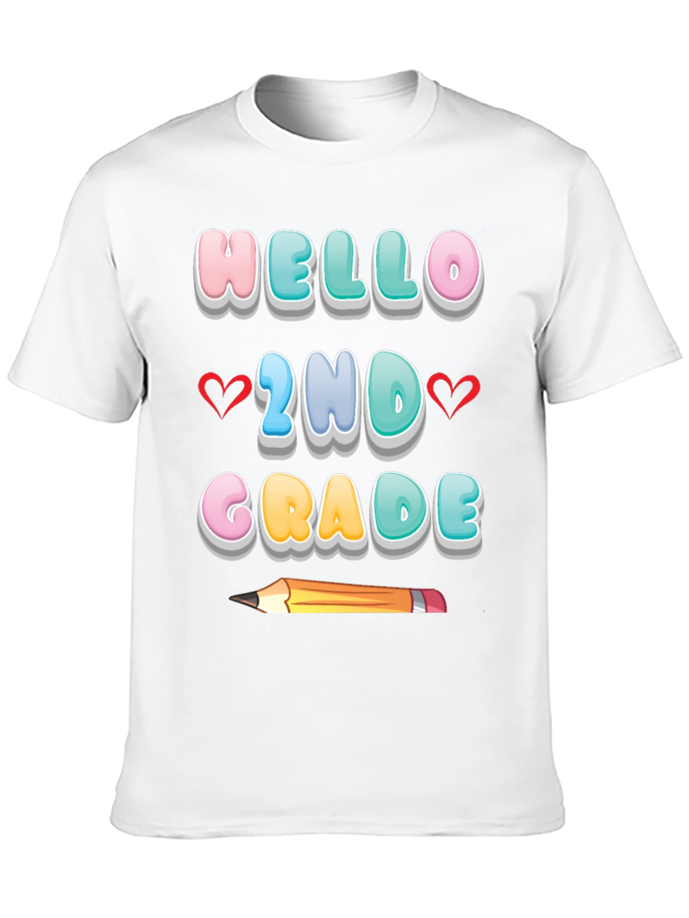 Hello 2nd Grade T-Shirt - Back to School Tee