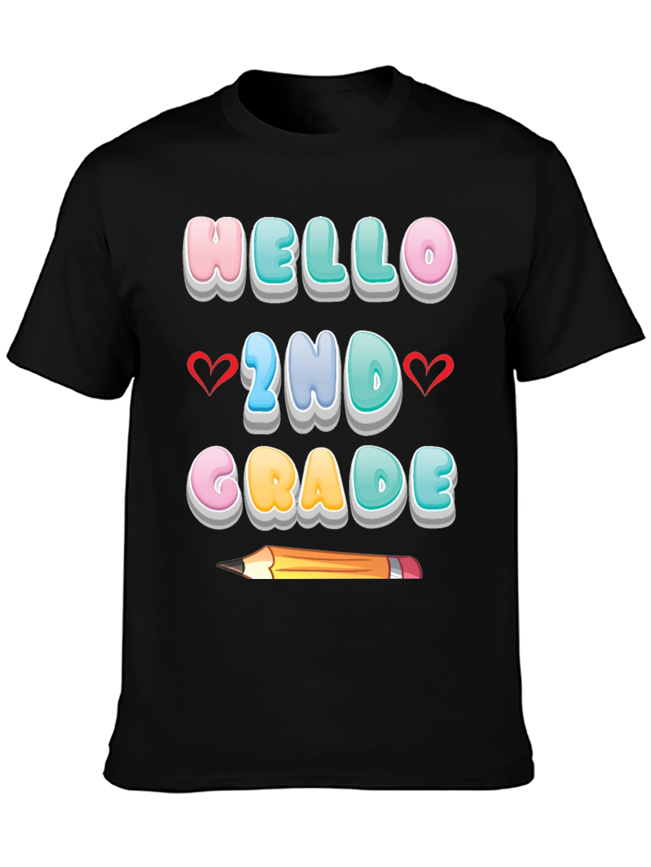 Hello 2nd Grade T-Shirt - Back to School Tee