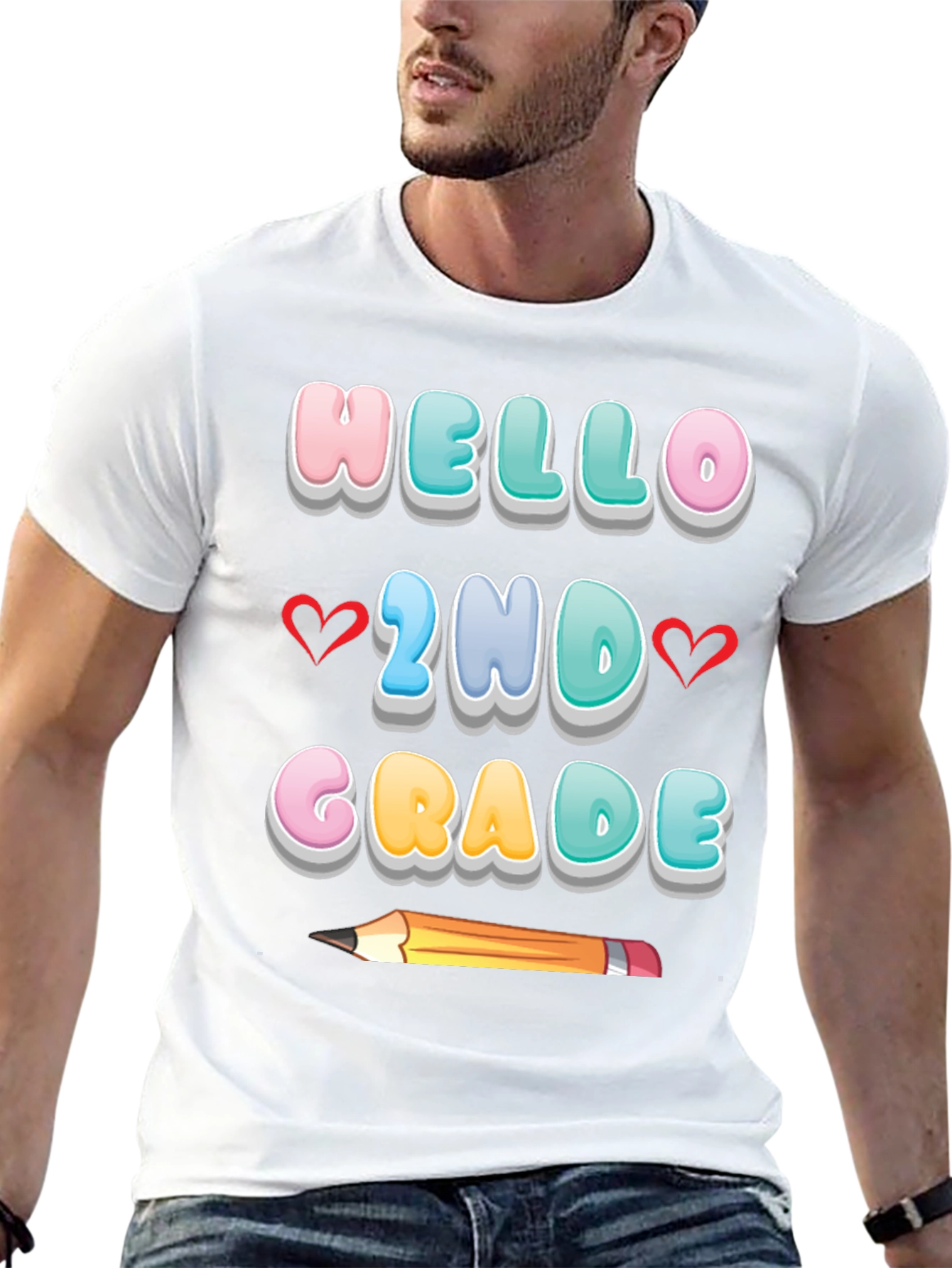 Hello 2nd Grade T-Shirt - Back to School Tee