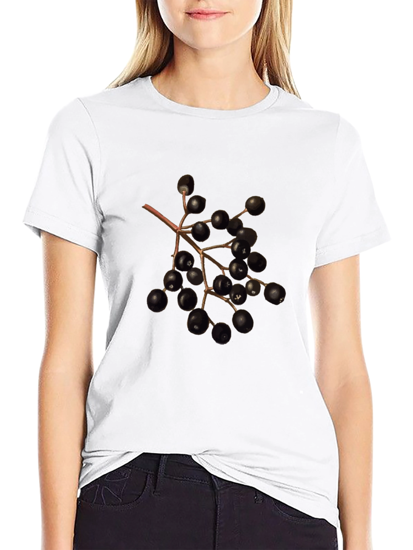 Black Berry Branch Graphic Tee