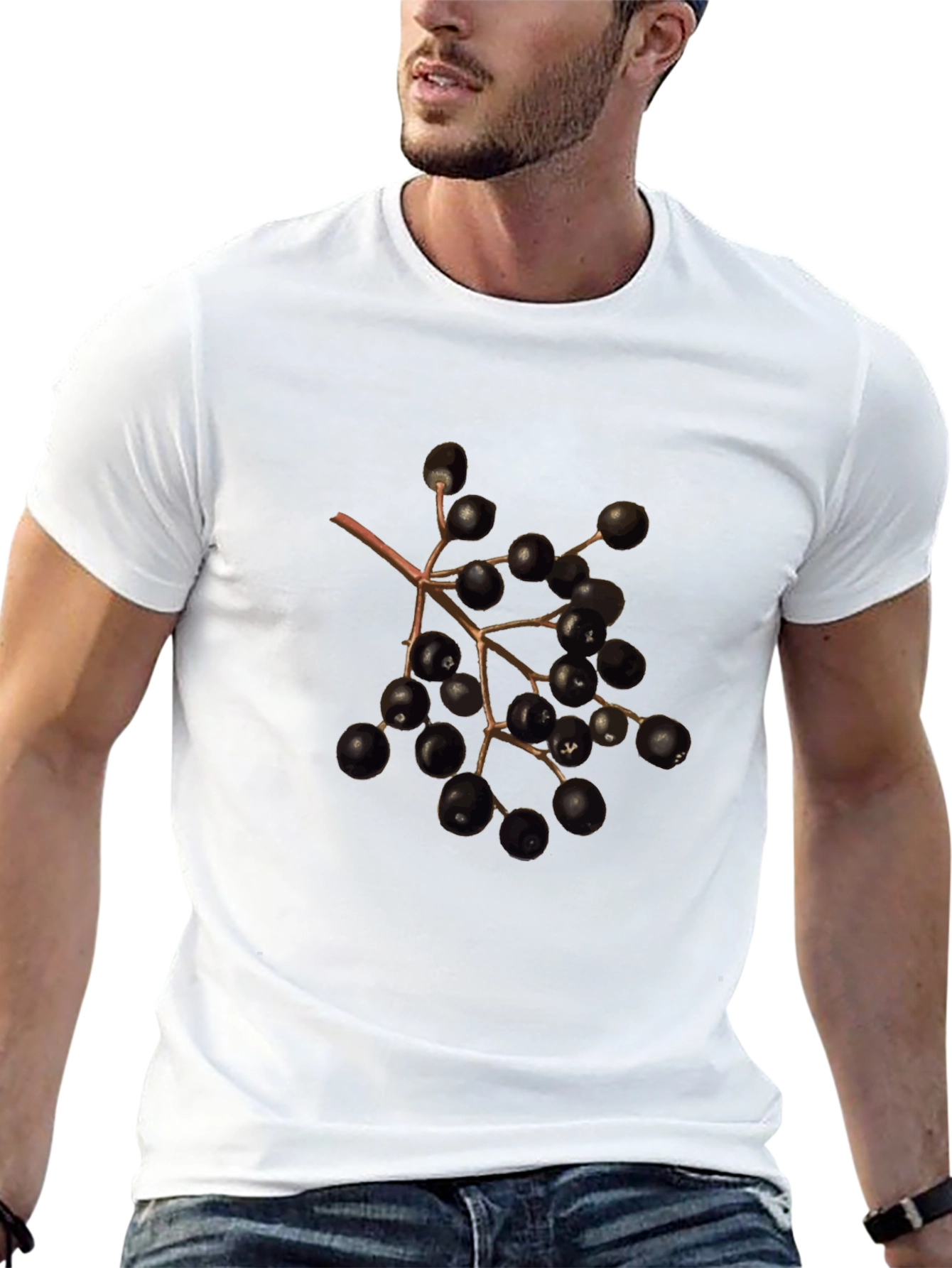 Black Berry Branch Graphic Tee