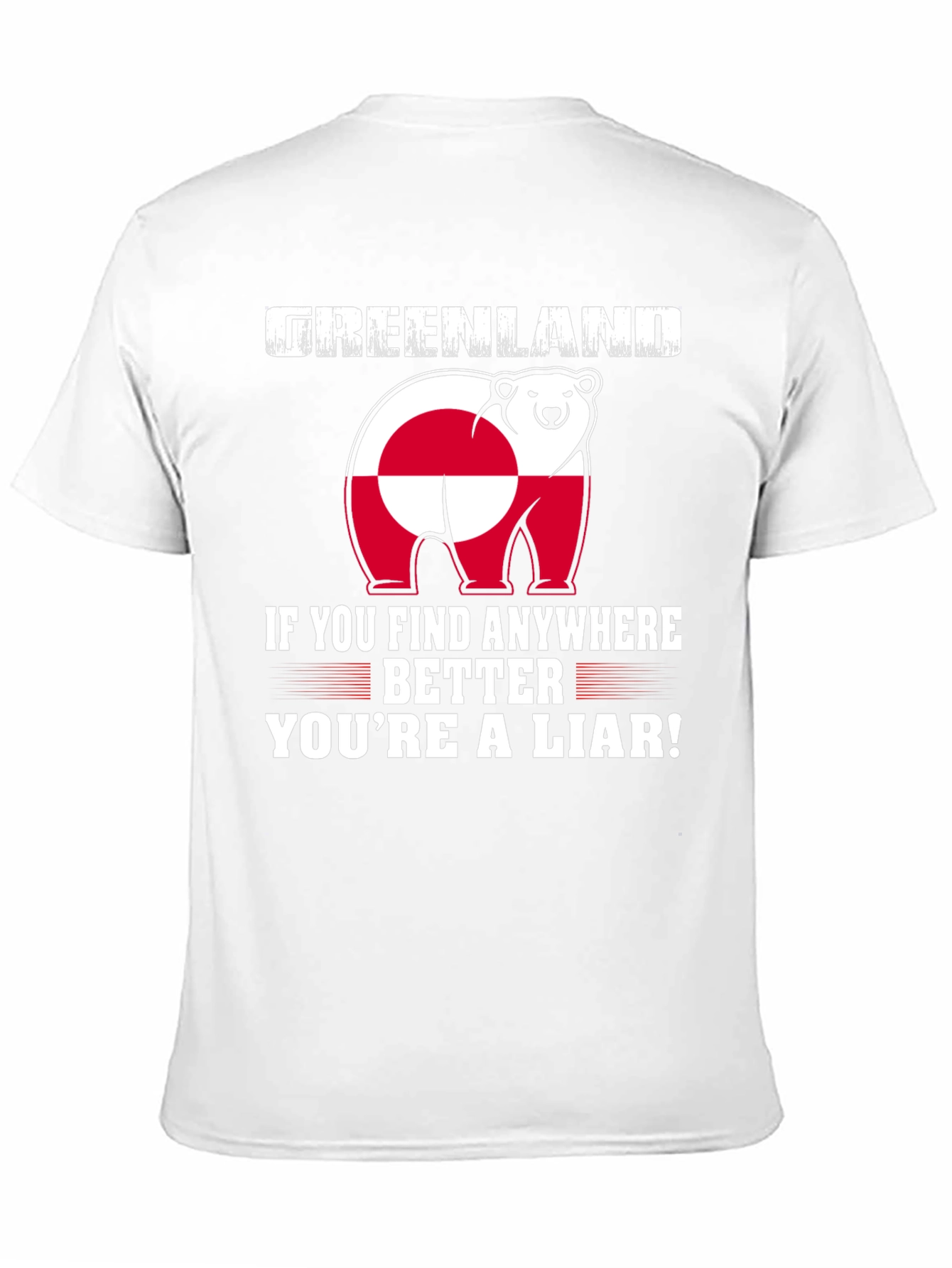 Greenland Polar Bear Flag T-Shirt