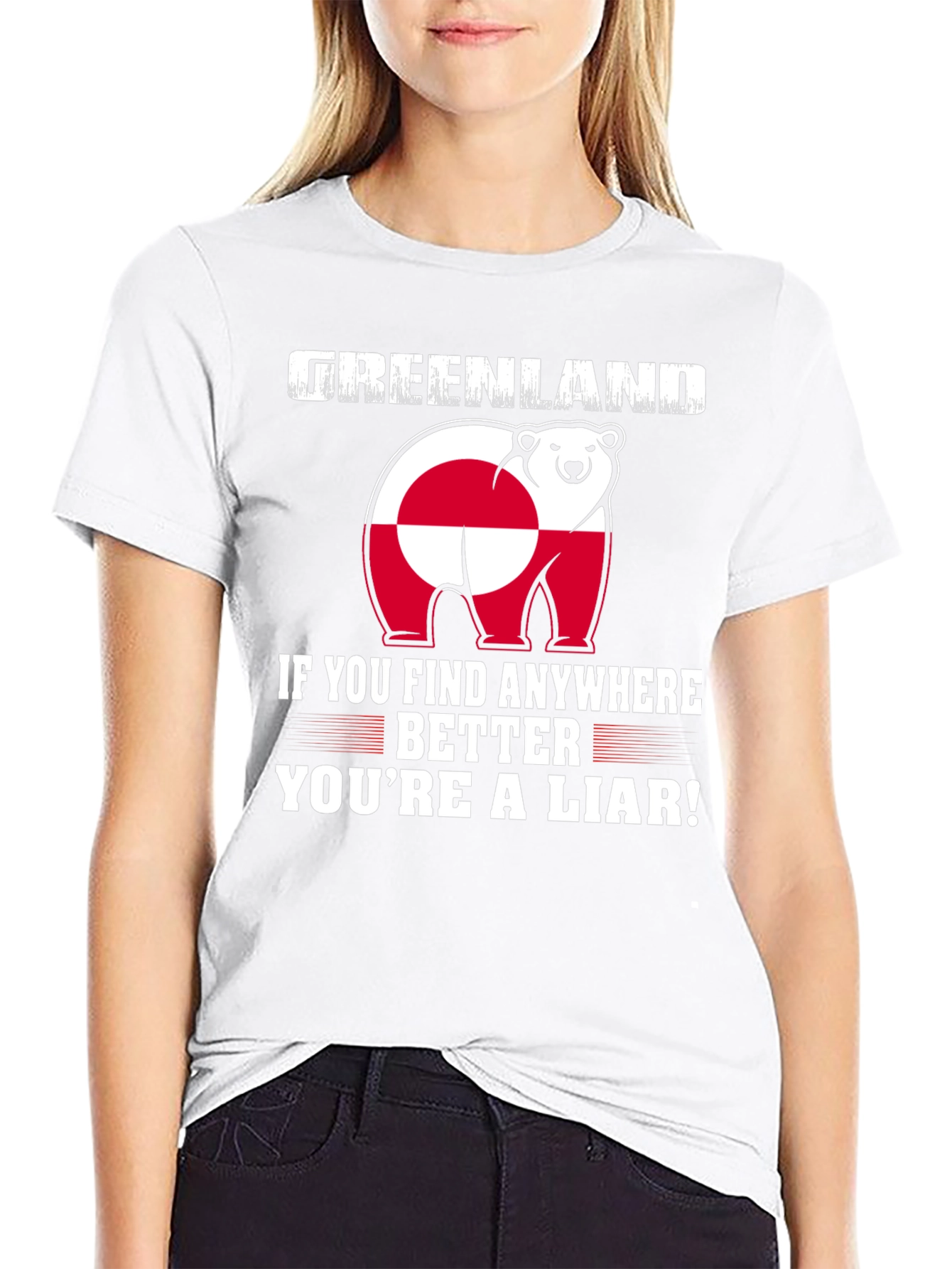 Greenland Polar Bear Flag T-Shirt