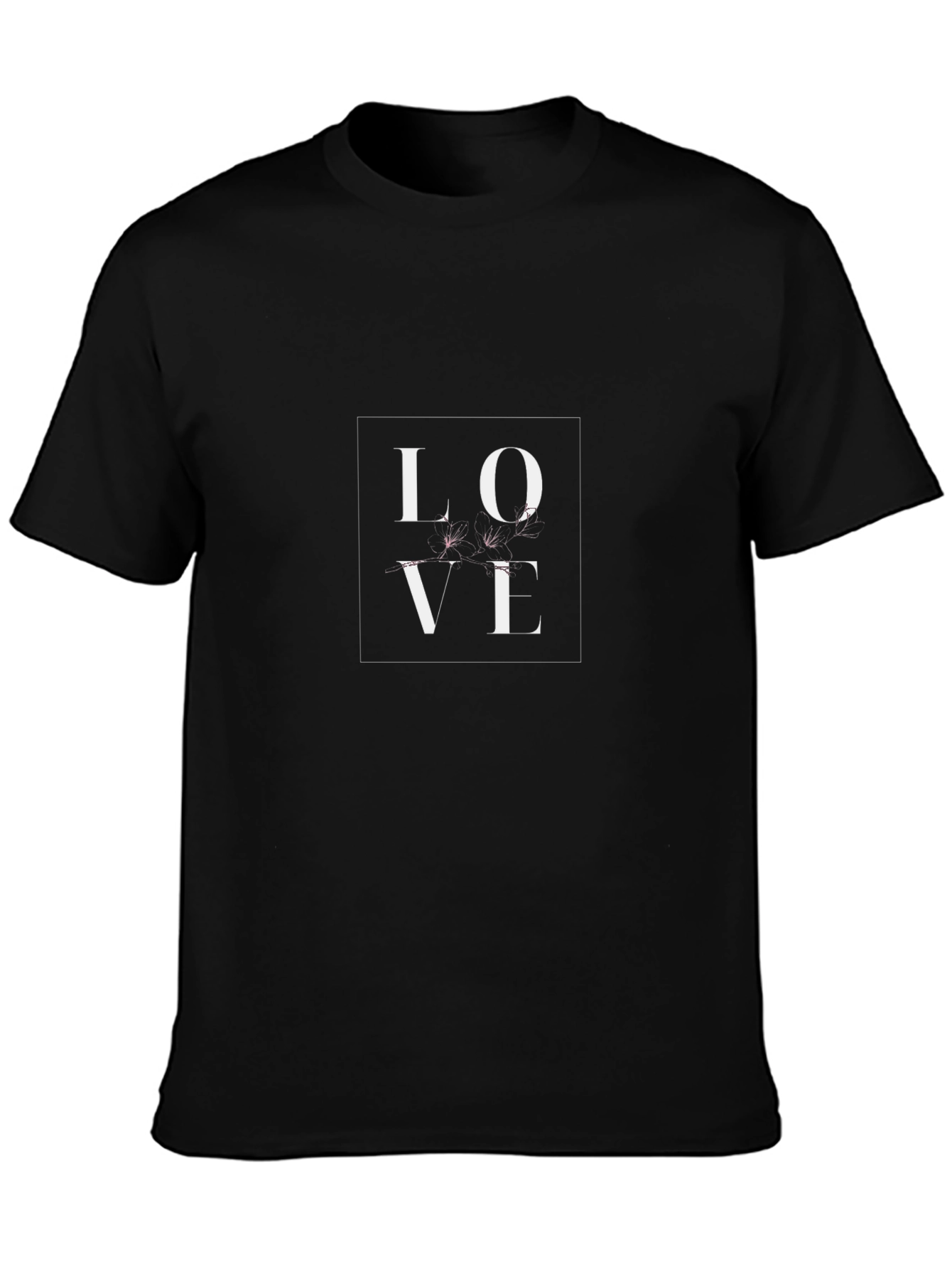 Love Graphic Black T-Shirt - Stylish Casual Wear