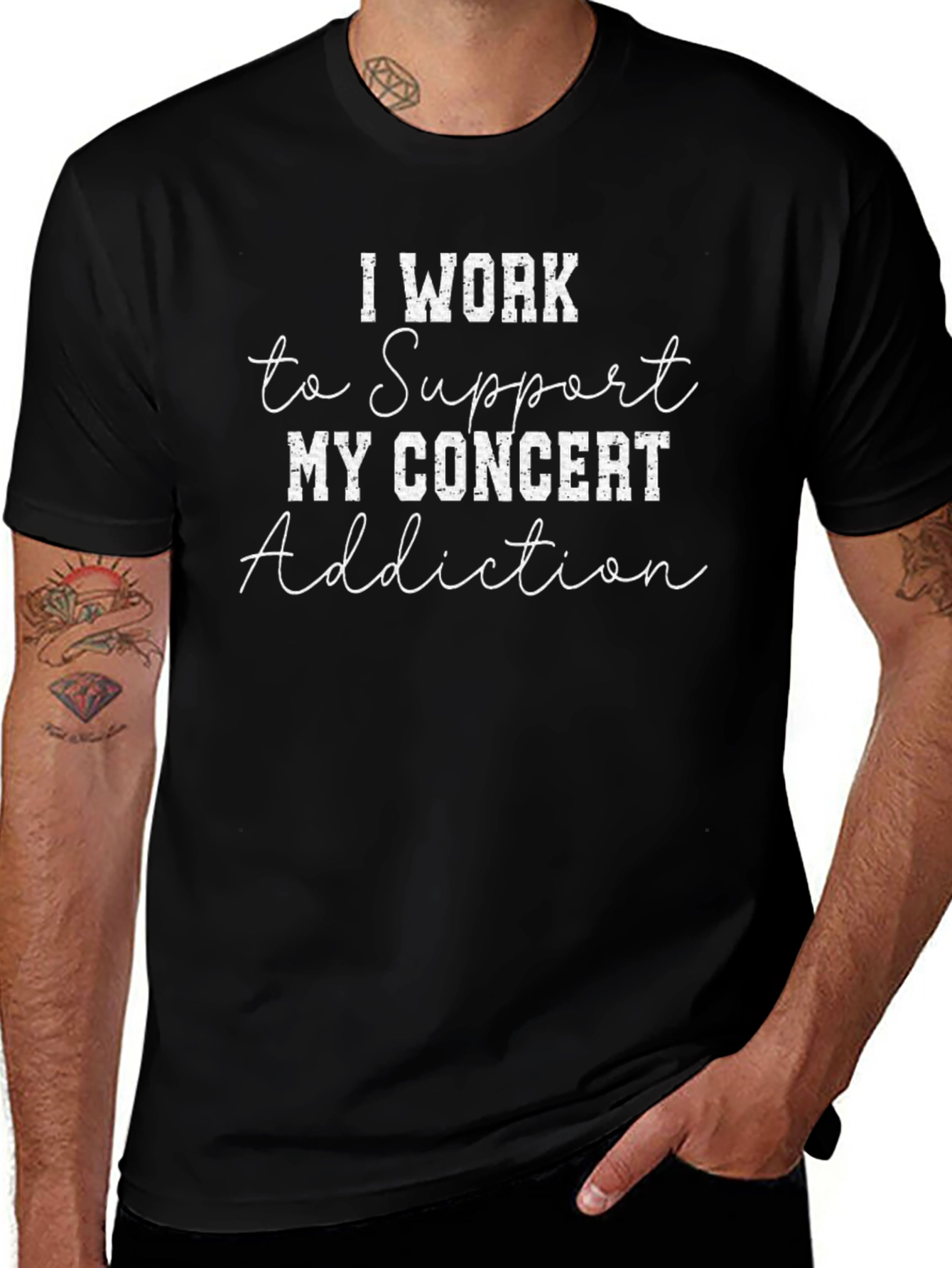 Concert Addiction T-Shirt - Funny Music Lover Tee