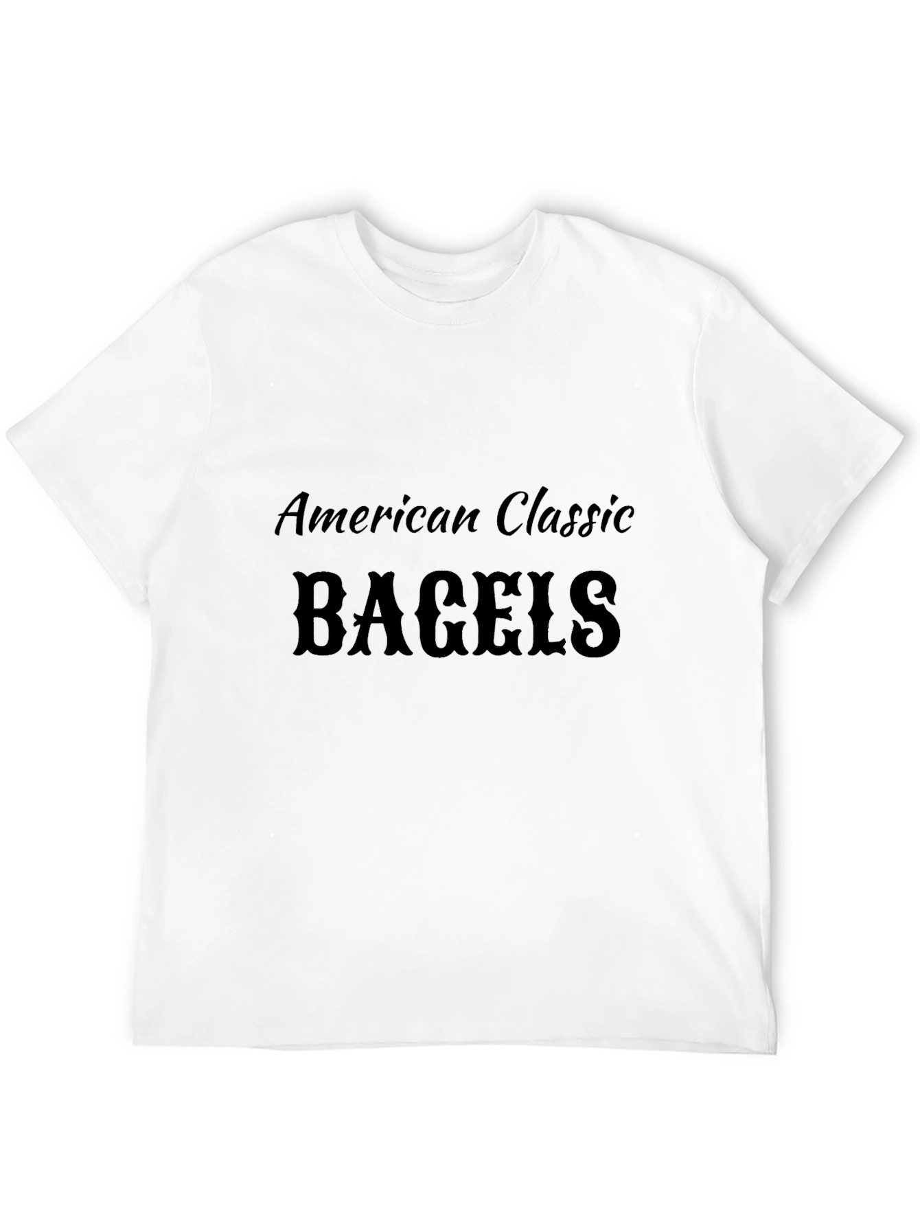 American Classic Bagels Black T-Shirt