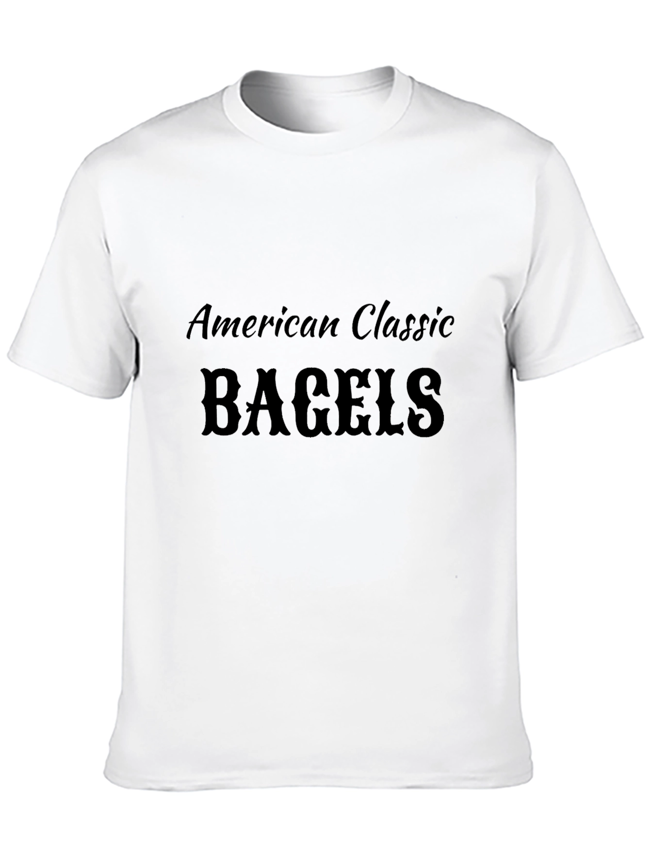 American Classic Bagels Black T-Shirt
