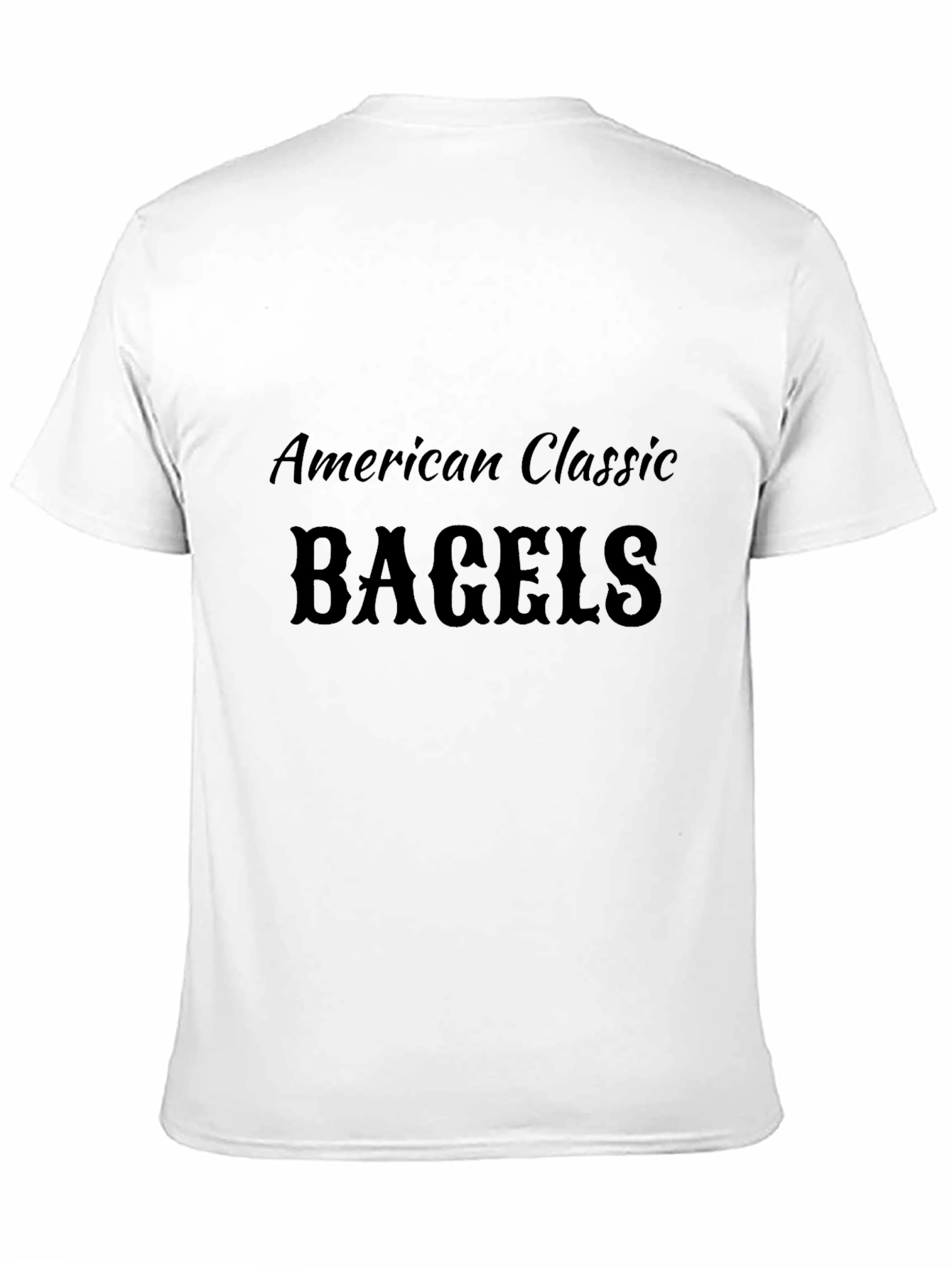 American Classic Bagels Black T-Shirt