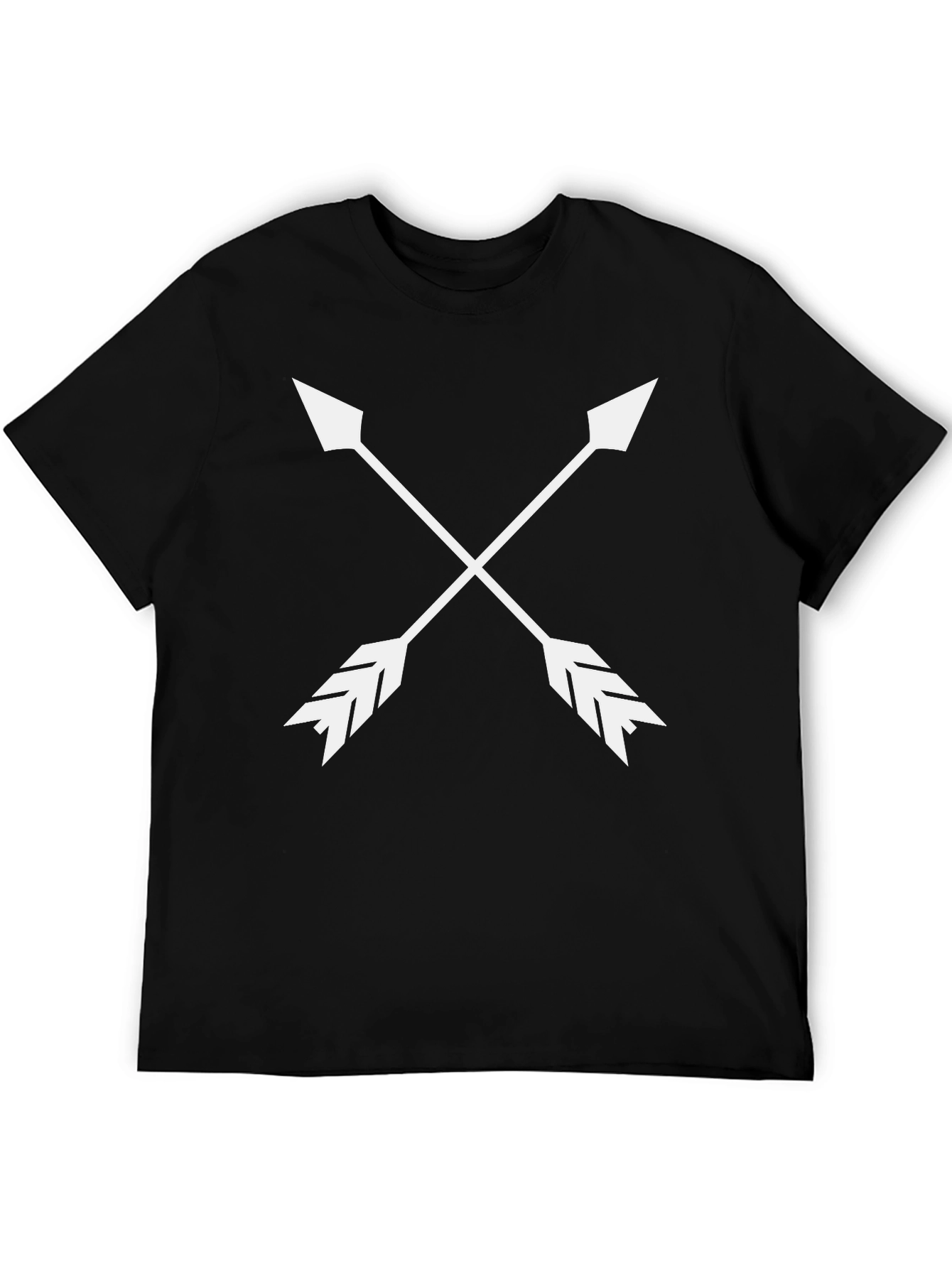 Crossed Arrows Graphic Tee - Black