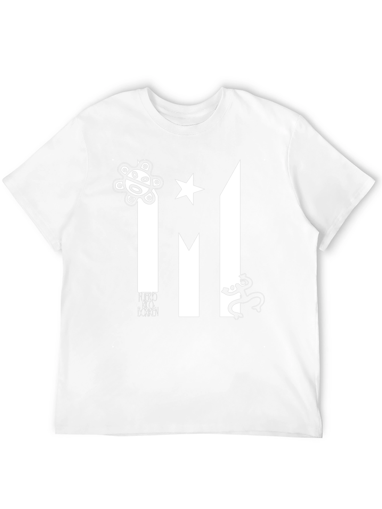 Puerto Rico Black T-Shirt Boriken Island Pride
