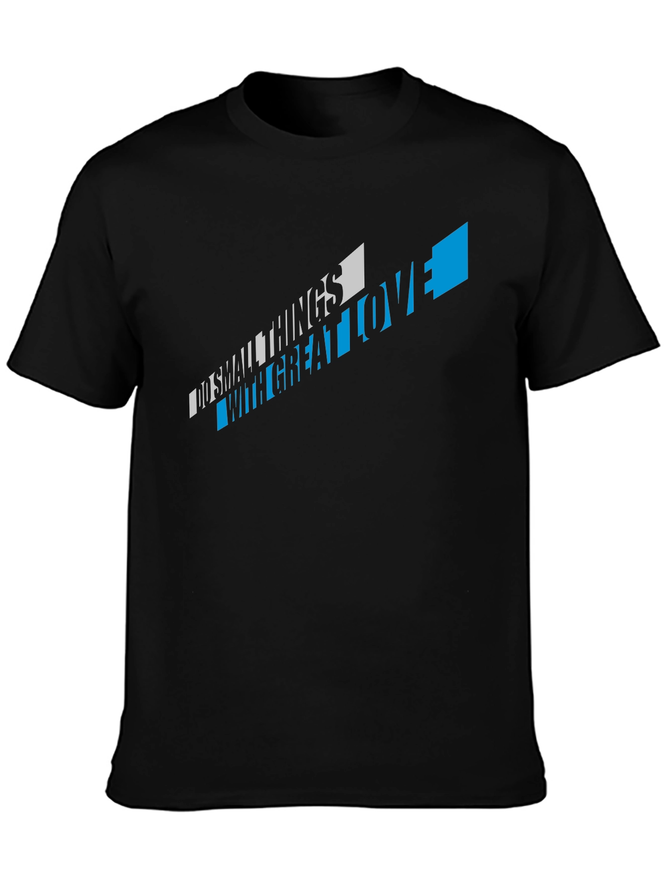 Do Small Things T-Shirt - Black Graphic Tee