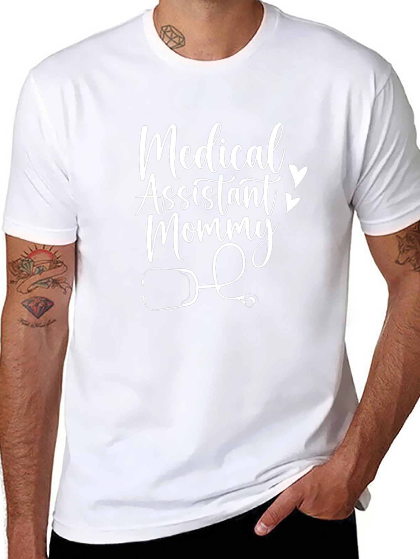 Medical Assistant Mommy T-Shirt - Black