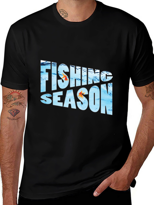 Fishing Season Graphic Tee - Unique Design