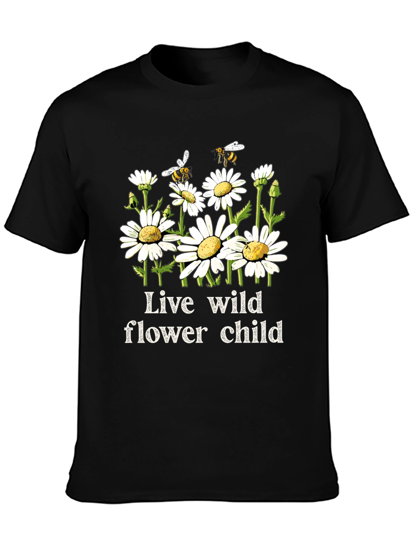 Live Wild Flower Child Graphic Tee