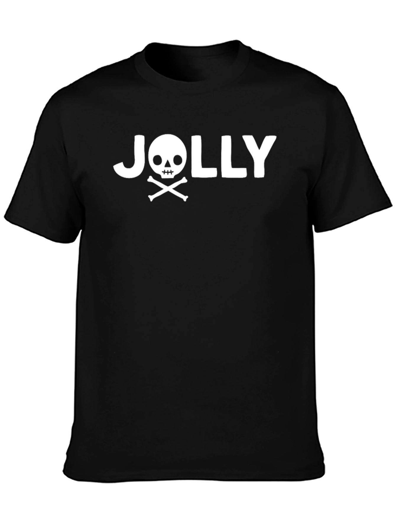 Jolly Skull T-Shirt - Black Graphic Tee