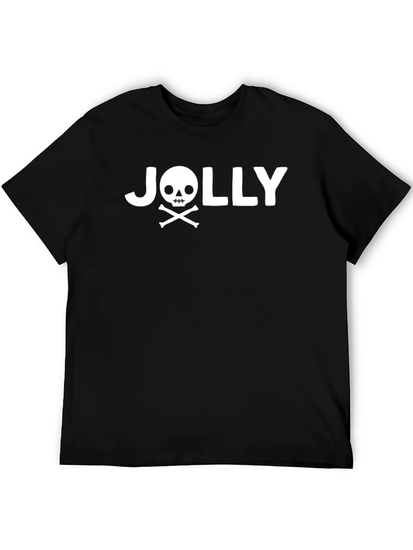 Jolly Skull T-Shirt - Black Graphic Tee