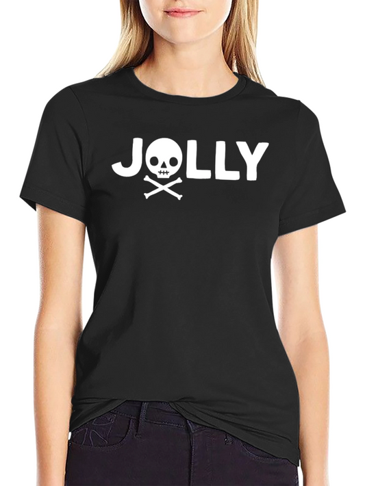 Jolly Skull T-Shirt - Black Graphic Tee