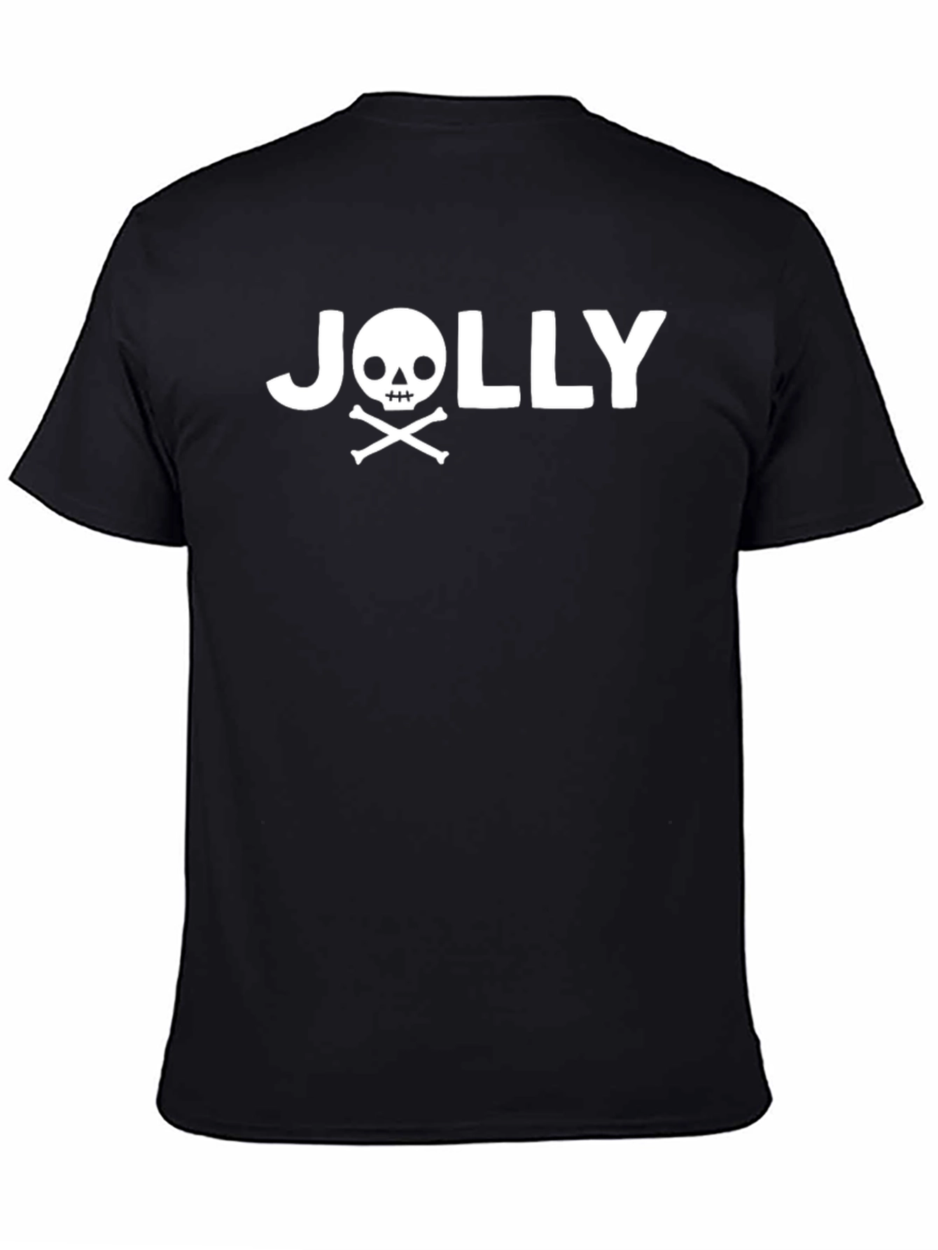 Jolly Skull T-Shirt - Black Graphic Tee