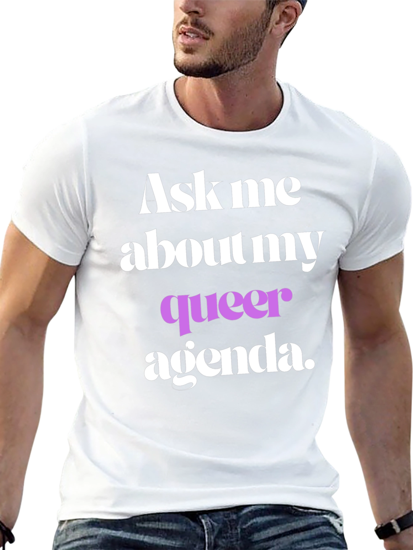 Ask Me About My Queer Agenda T-Shirt