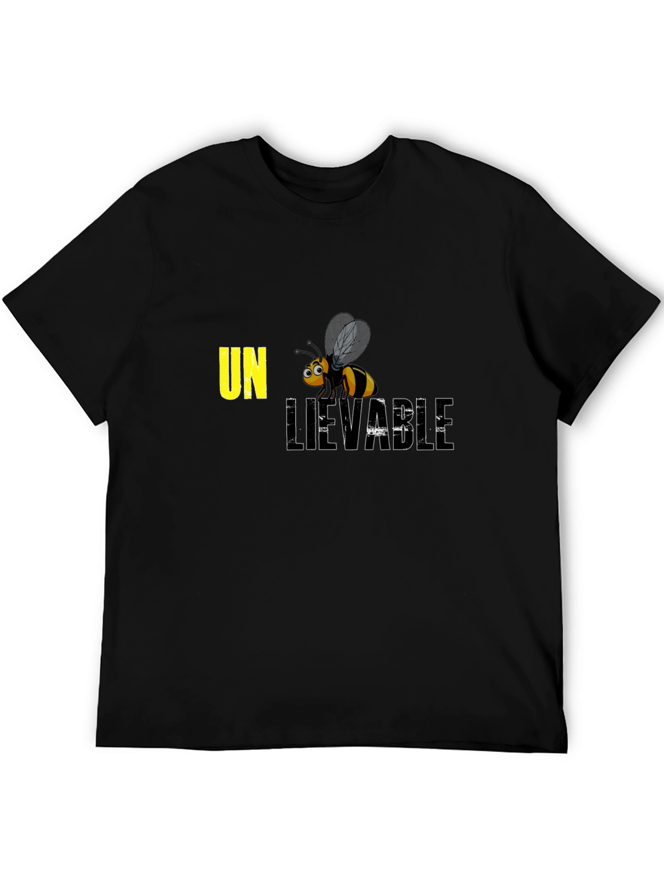 Un-bee-lievable Graphic Tee - Black Casual Shirt