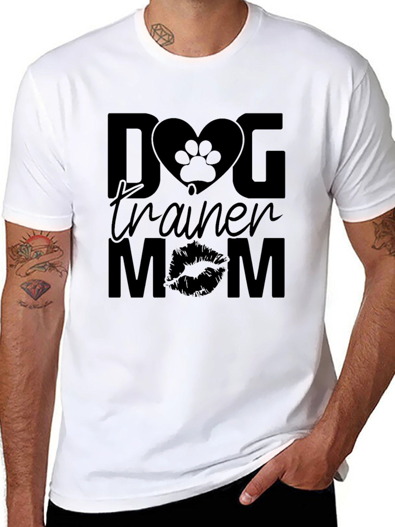 Dog Trainer Mom Black T-Shirt
