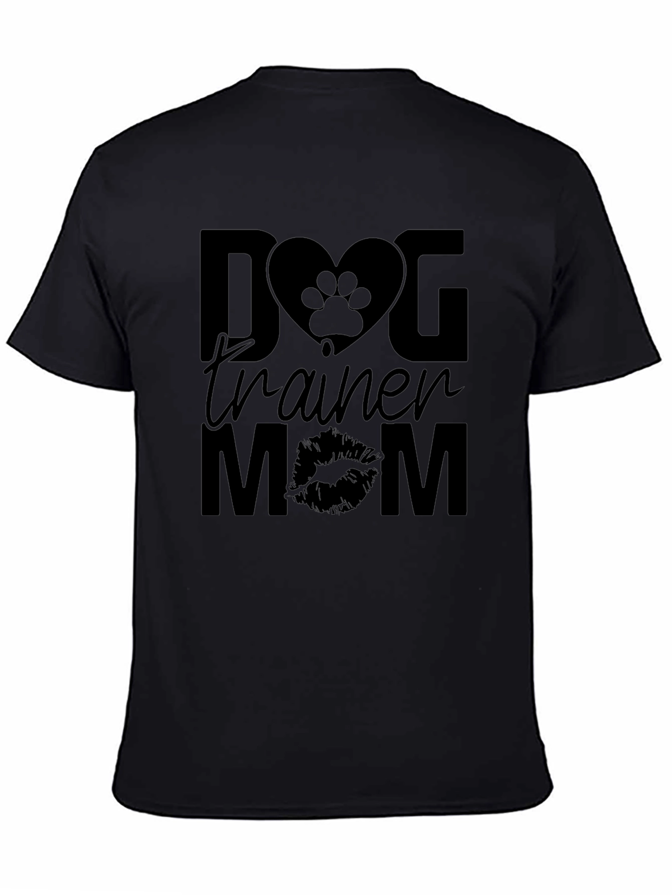 Dog Trainer Mom Black T-Shirt